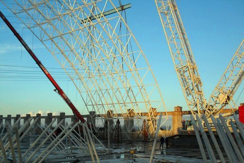 扎兰屯大门网架工程